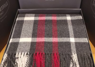 Plaid Colorado di Somma rosso